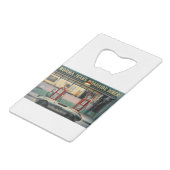 Landstraßen-Kalender Girl.tif des Geldbeutel Flaschenöffner (Vorderseite Schrägansicht)