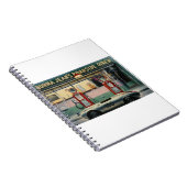 Landstraßen-Kalender Girl.tif des Notizblock (Rechte Seite)