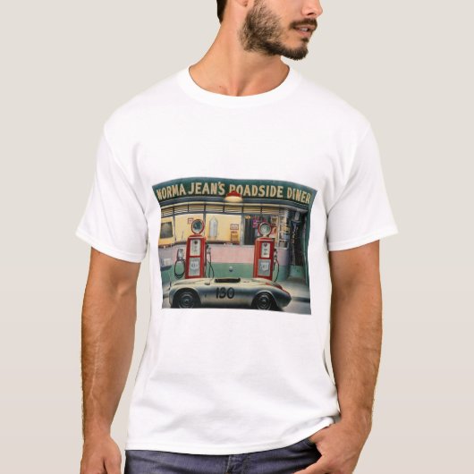 Landstraßen-Kalender Girl.tif des T-Shirt (Vorderseite)