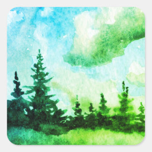 Landstraßen Landschaft und Natur Sticker