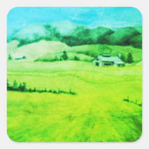 Landstraßen Landschaft und Natur Sticker