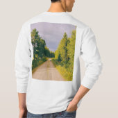 Landstrassen von Halsingland T-Shirt (Rückseite)