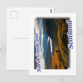Landstraßenausflugslandschaft Postkarte (Vorne/Hinten)