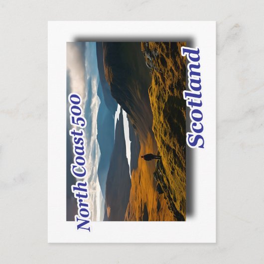 Landstraßenausflugslandschaft Postkarte (Vorderseite)