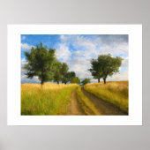 Landstraßenmalerei Poster (Vorne)