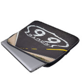 Landstraßenmarkierung des Weges 66, Arizona Laptopschutzhülle (Vorne Knopf)