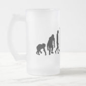 Landstraßenpatrouillen-Gesetzeshütergang Mattglas Bierglas (Links)