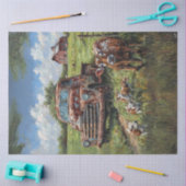 Landstreichkühe Seidenpapier (Basteln)