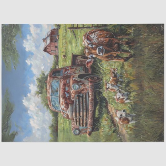 Landstreichkühe Seidenpapier (Vorderseite)