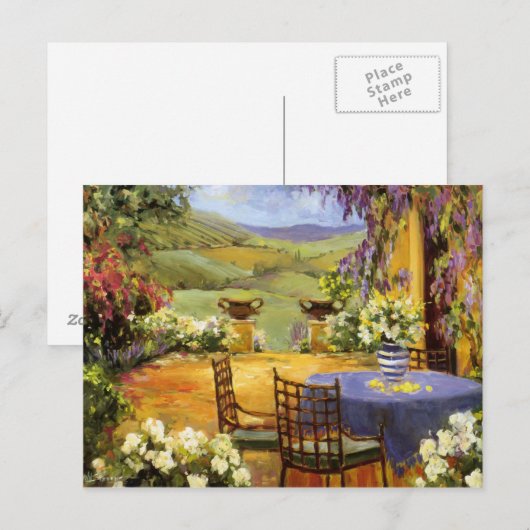 Landterrasse Postkarte (Vorne/Hinten)