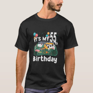 Landtiere 55. Geburtstag Bauer Landwirtschaft 55 J T-Shirt