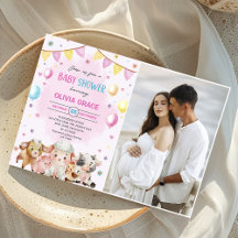 Landtiere Balloons Barnyard Baby Dusche Foto