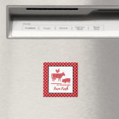 Landtiere Bandana Print Magnet (In Situ (Geschirrspüler))