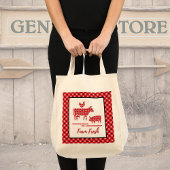 Landtiere Bandana Print Tragetasche