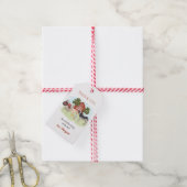 Landtiere Barnyard Babydusche Geschenkanhänger (Mit Garn)