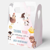 Landtiere Barnyard Balloon Geburtstagsparty Foto Geschenkschachtel (Geöffnet)