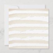 Landtiere Barnyard Beige Birthday Square Einladung (Rückseite)