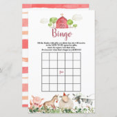 Landtiere Barnyard Bingo Games (Vorne/Hinten)