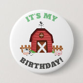 Landtiere Barnyard Birthday Boy/Girl - GLS Button (Vorderseite)