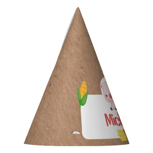 Landtiere Barnyard Birthday Partyhütchen (Links)