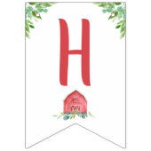 Landtiere Barnyard Boy Happy Birthday Banner (Zweite Fahne)