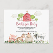 Landtiere Barnyard Bücher für Baby Postkarte (Vorderseite)