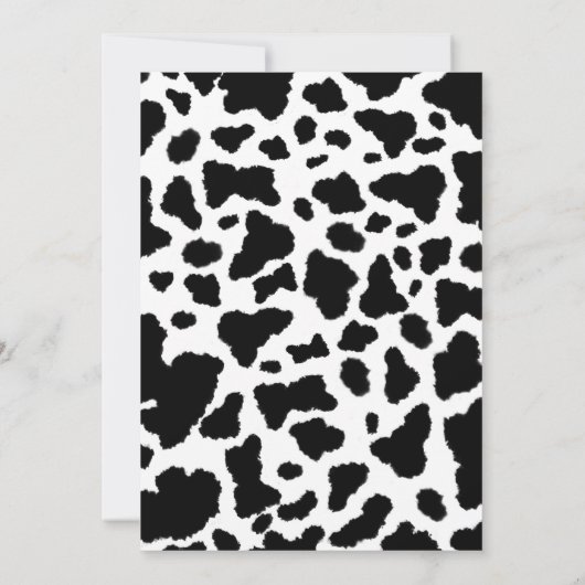 Landtiere Barnyard FARM GEBURTSTAG Einladung (Rückseite)