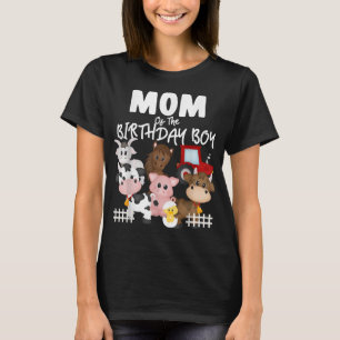 Landtiere Barnyard Farm House Mama of the Birthd T-Shirt