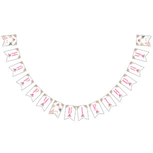 Landtiere Barnyard Girl Happy Birthday Banner