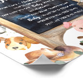 Landtiere Barnyard Greenery Say Baby Game nicht Poster (Ecke)