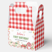 Landtiere Barnyard Kindergeburtstag Geschenkschachtel (Geöffnet)