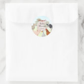 Landtiere Barnyard Party Runder Aufkleber (Tasche)