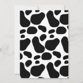 Landtiere Barnyard Pink Girl 1. Geburtstag Einladung (Rückseite)