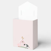 Landtiere Barnyard Pink Girl Baby Dusche Geschenkschachtel (Geöffnet)