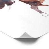 Landtiere | Bildung Lernunterricht Poster (Ecke)