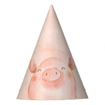 Landtiere Birthday Party Pig Party Hat