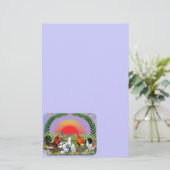 Landtiere Briefpapier (Stehend Vorderseite)