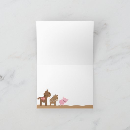 Landtiere danke Karten (Innenseite)