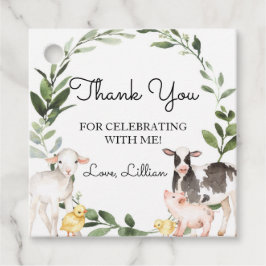 Landtiere Danke Tag Geschenkanhänger