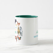 Landtiere Das sind ein paar meiner Aquarellbilder Tasse (Zentrum)