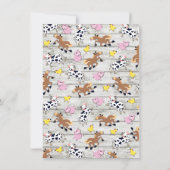 Landtiere Einladung zur Geburtstagsfeier (Rückseite)