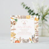 Landtiere Einladung zur Geburtstagsfeier (Stehend Vorderseite)