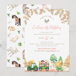 Landtiere Einladung zur Geburtstagsfeier