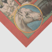 Landtiere, Ephemeride und Dekoupage Seidenpapier (Detail)