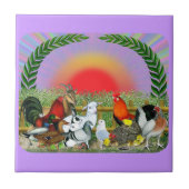 Landtiere Fliese (Vorderseite)