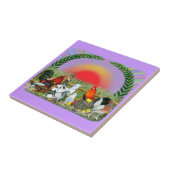 Landtiere Fliese (Seite)