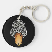 Landtiere Freunde des Ducklings Schlüsselanhänger (Rückseite)