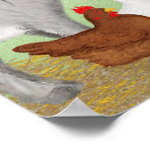 Landtiere Geburtstagsfeier Begrüßungszeichen/Plaka Poster (Ecke)