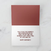 Landtiere Geburtstagskarte für Vegetarier Karte (Innenseite)