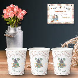 Landtiere Geburtstagskinder-Party Pappbecher